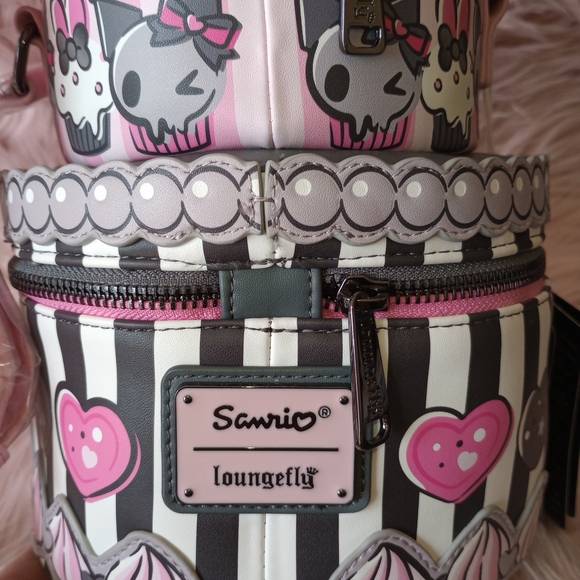 My Melody & Kuromi Loungefly Cake Crossbody - Picture 5 of 5